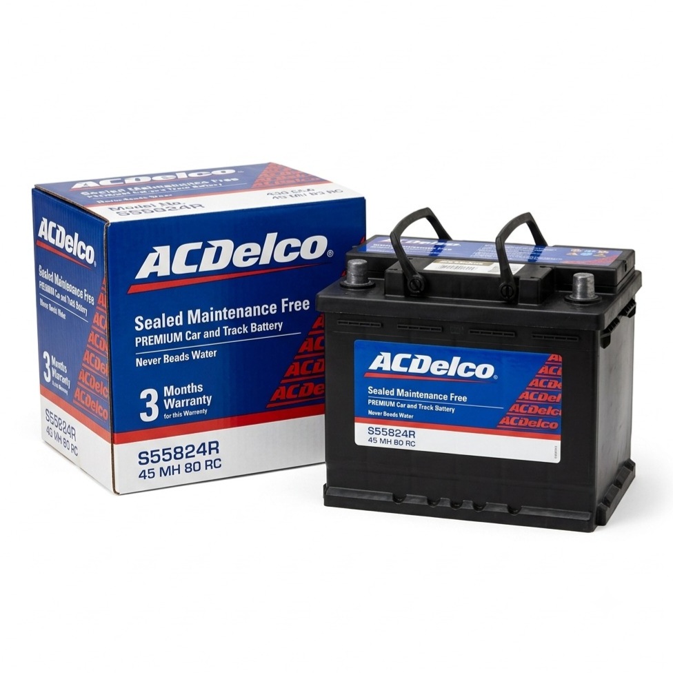 ACDelco sealed maintenance free car battery for sale and fitting in Dubai