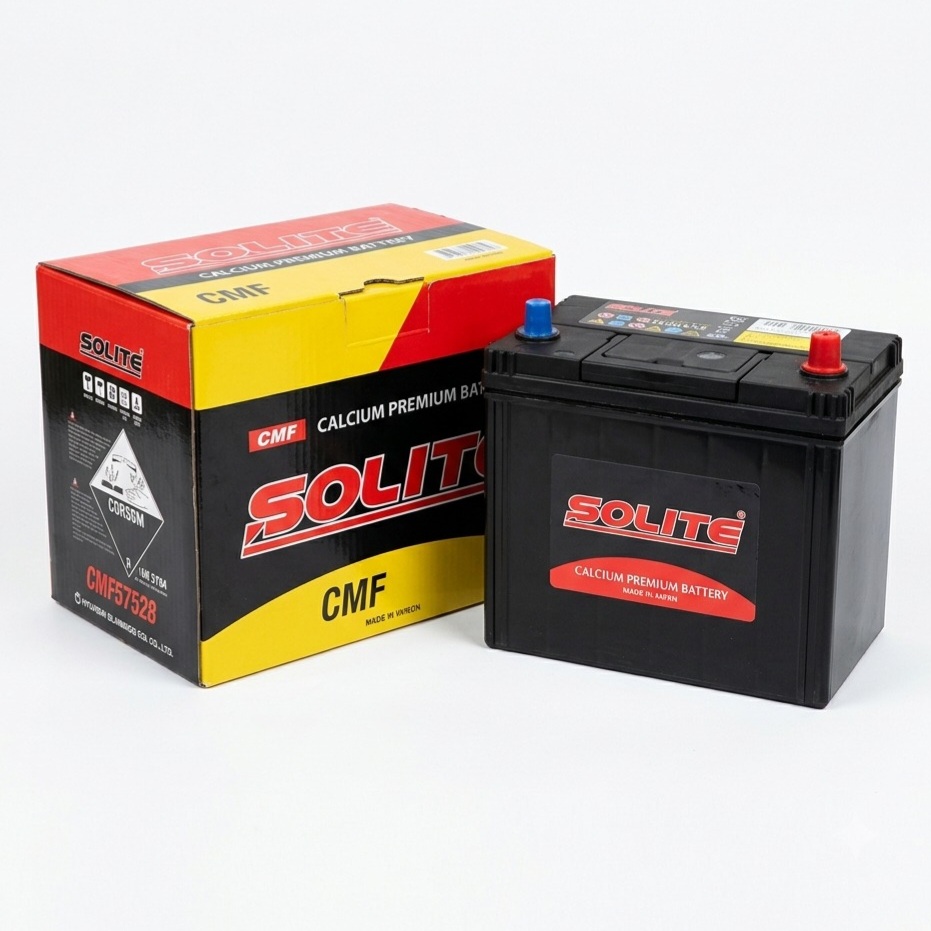 Solite CMF Calcium Premium car battery for sale and fitting in Dubai
