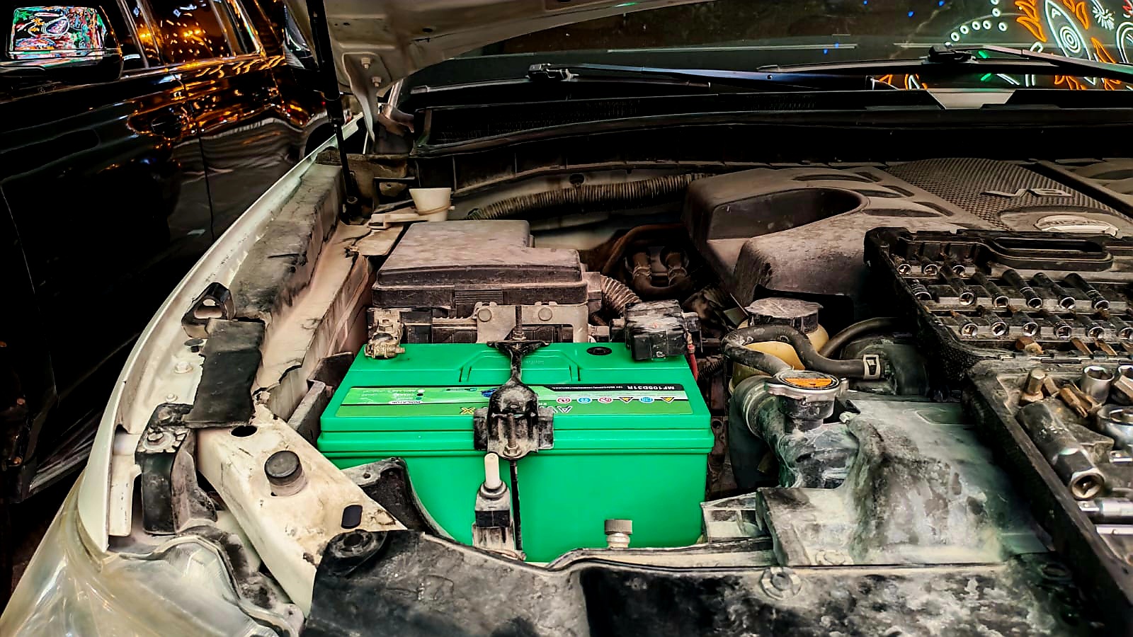 Car battery testing in Dubai
